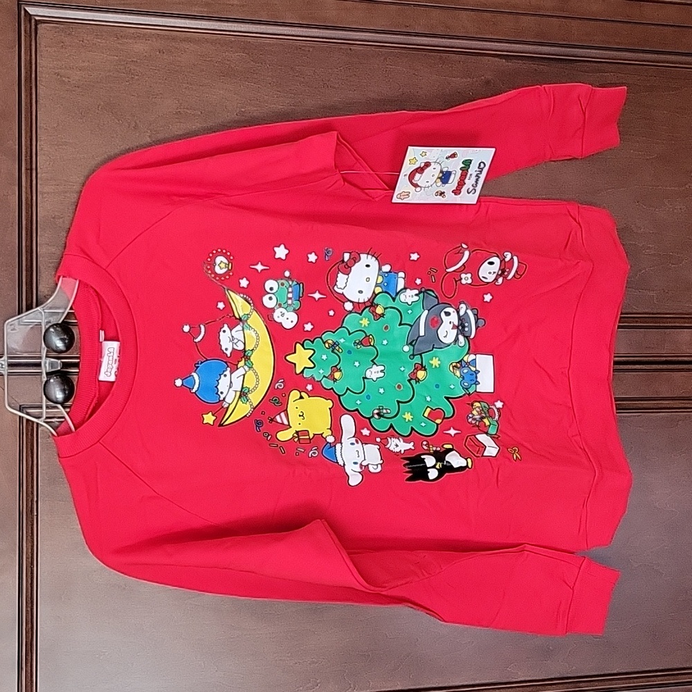 Japanla Little Twin Stars Christmas Sweater Sz Small Spot Read